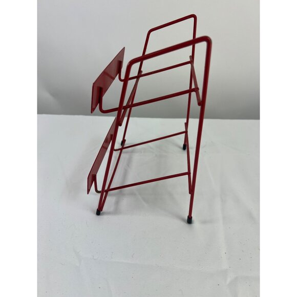 Vintage Dentyne CinnABurst Gum Wire Display Rack Red Metal 2-Tier Bonus Pak - Picture 2 of 8